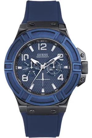 Guess Zegarek W0248G5. Kwarcowy, Kolor niebieski. Mężczyzna.