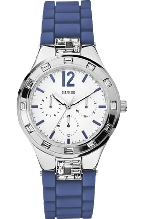 Guess Zegarek W10615L3. Kwarcowy, Kolor biały. Kobieta.