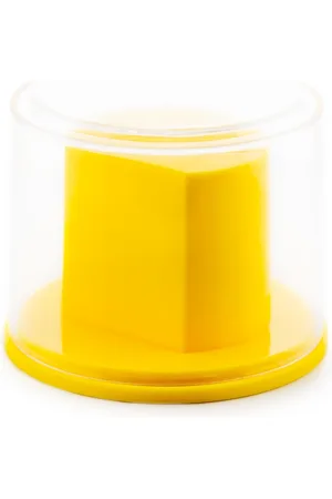 HERS Prezentowe pudełko na zegarek - plastikowe żółte