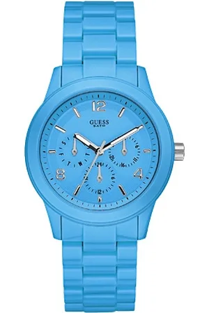 Guess Zegarek W11603L5. Kwarcowy, Kolor niebieski. Kobieta.