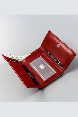 4U Cavaldi Zgrabna Portmonetka damska skórzana z RFID Cavaldi
