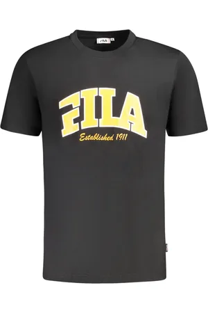 Fila MĘSKA KOSZULKA Z KRÓTKIM RĘKAWEM CZARNA