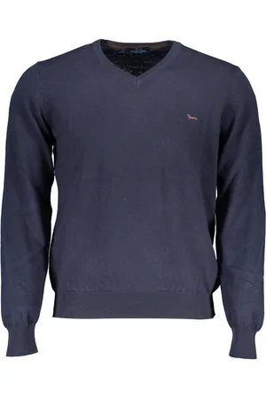HARMONT&BLAINE NIEBIESKI SWETER MĘSKI