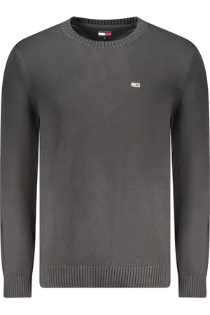 Tommy Hilfiger MĘSKI CZARNY SWETER