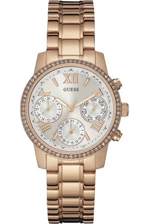 Guess Zegarek W0623L2. Kwarcowy, Kolor szary. Kobieta.