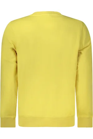 HUGO BOSS HUGO MĘSKA BLUZA Z ROZPINKĄ ŻÓŁTA