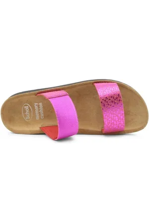 Scholl Klapki marki model GAIA-F29269. Kolor Różowy, Obuwie Damskie. sezon: Wiosna/Lato
