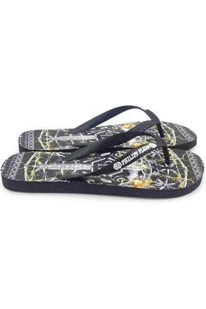 Philipp Plein Klapki marki model BRD_90199. Kolor Czarny, Obuwie Dla obu płci. sezon: Wiosna/Lato