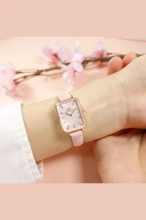 Daniel Wellington ZEGAREK DAMSKI Quadro Pressed Melrose Pearl 20mm DW00100508 + BOX (zw521a)