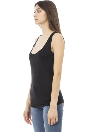 Roberto Cavalli Top marki model D40 151 GRBC. Kolor Czarny, Odzież Damskie. sezon: