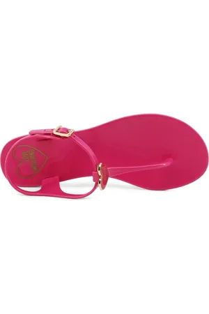Moschino Klapki marki model JA16011G1GI37. Kolor Różowy, Obuwie Damskie. sezon: Wiosna/Lato