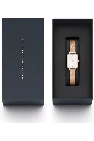 Daniel Wellington ZEGAREK DAMSKI Quadro Lumine Pressed Piano 20mm DW00100578 + BOX (zw519b)