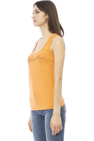 Roberto Cavalli Top marki model D40 151 GRBC. Kolor Pomarańczowy, Odzież Damskie. sezon: