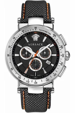 VERSACE Zegarki marki model VFG040013. Kolor Czarny, Akcesoria Męskie. sezon: Cały rok