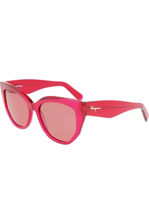Salvatore Ferragamo Okulary SF1061S-613. Okulary przeciwsłoneczne, Kolor czerwony. Kobieta.
