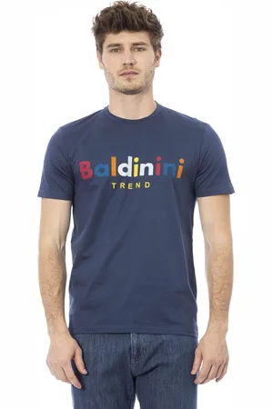 BALDININI T-shirty marki model TRU542_COMO. Kolor Niebieski, Odzież Męskie. sezon: Wiosna/Lato