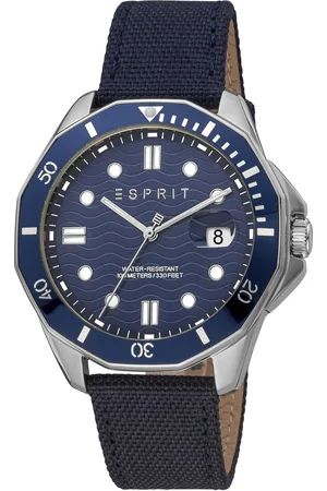 ESPRIT Zegarki marki model ES1G367L. Kolor Niebieski, Akcesoria Męskie. sezon: Cały rok