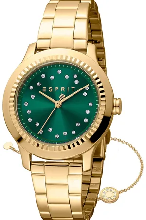 ESPRIT Zegarki marki model ES1L351M. Kolor Zółty, Akcesoria Damskie. sezon: Cały rok