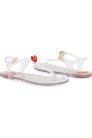 Moschino Klapki marki model JA16011G1GI37. Kolor Czerwony, Obuwie Damskie. sezon: Wiosna/Lato