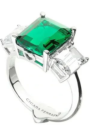 Chiara Ferragni Biżuteria J19AWJ05012. Pierścionek, Kolor zielony. Kobieta.