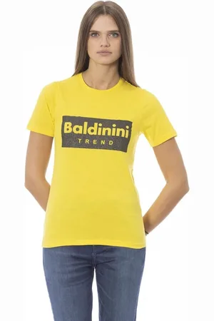 BALDININI T-shirty marki model TSD07_MANTOVA. Kolor Zółty, Odzież Damskie. sezon: Wiosna/Lato