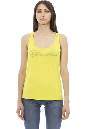 Roberto Cavalli Top marki model D40 151 GRBC. Kolor Zółty, Odzież Damskie. sezon: