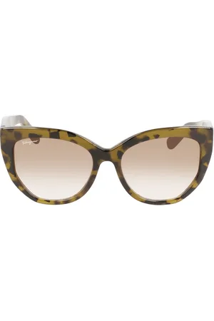 Salvatore Ferragamo Okulary SF1061S-246. Okulary przeciwsłoneczne, Kolor brązowy. Kobieta.