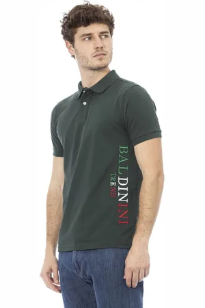 BALDININI Koszulki polo marki model MOD. 6PO_SONDRIO. Kolor Zielony, Odzież Męskie. sezon: Wiosna/Lato