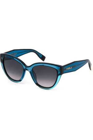 Furla Okulary SFU779V5306N1. Okulary przeciwsłoneczne, Kolor niebieski. Kobieta.