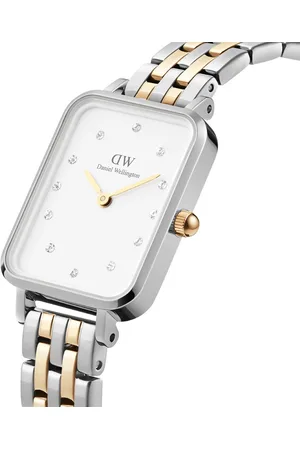 Daniel Wellington ZEGAREK DAMSKI Quadro Lumine 5-link two-tone 20mm DW00100625 + BOX (zw519f)