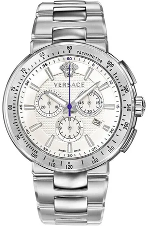 VERSACE Zegarki marki model VFG090013. Kolor Szary, Akcesoria Męskie. sezon: Cały rok