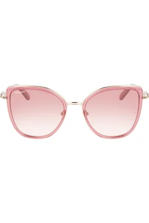 Salvatore Ferragamo Okulary SF293S-774. Okulary przeciwsłoneczne, Kolor różowy. Kobieta.