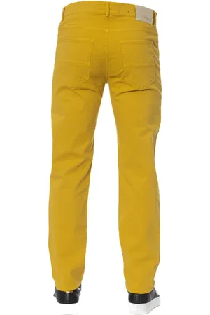 Trussardi Spodnie marki model 52J00004 1T002360 H 002. Kolor Zółty, Odzież Męskie. sezon: