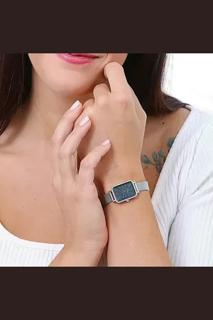 Daniel Wellington ZEGAREK DAMSKI Quadro Silver Mesh DW00100667 + BOX (zw519k)