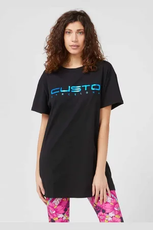 Custo Barcelona T-shirty marki model BDA19155152. Kolor Niebieski, Odzież Damskie. sezon: