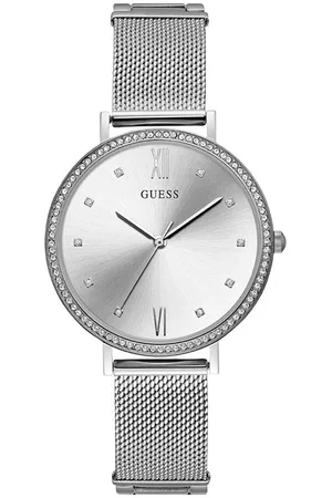 Guess Zegarek W1154L1. Kwarcowy, Kolor srebrny. Kobieta.