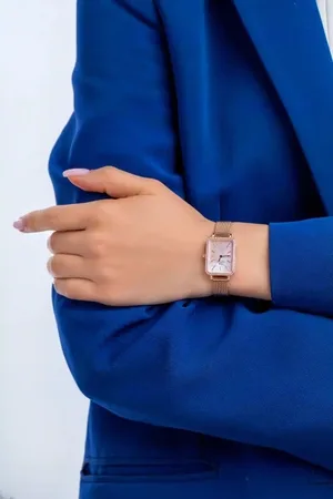 Daniel Wellington ZEGAREK DAMSKI Quadro Lumine Bezel Melrose Pink DW00100669 + BOX (zw519j)