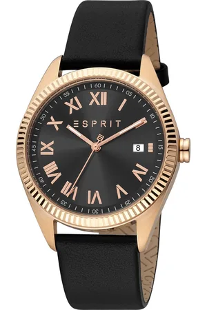 ESPRIT Zegarki marki model ES1G365V. Kolor Czarny, Akcesoria Męskie. sezon: Cały rok