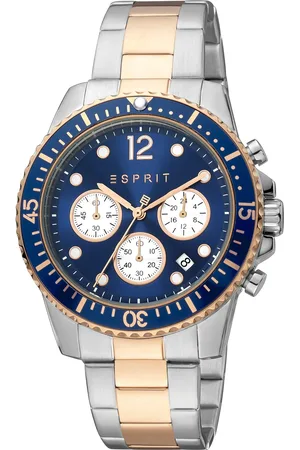 ESPRIT Zegarki marki model ES1G373M. Kolor Szary, Akcesoria Męskie. sezon: Cały rok