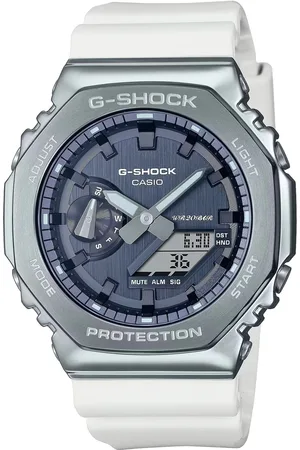 Casio Zegarki marki model GM-2100. Kolor Biały, Akcesoria Męskie. sezon: Cały rok