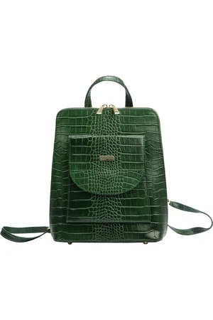 Miamore Damski plecak z prawdziwej skóry 01-010 CROCO