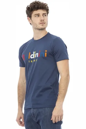 BALDININI T-shirty marki model TRU542_COMO. Kolor Niebieski, Odzież Męskie. sezon: Wiosna/Lato