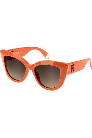 Furla Okulary SFU711-530AFM. Okulary przeciwsłoneczne, Kolor pomarańczowy. Kobieta.