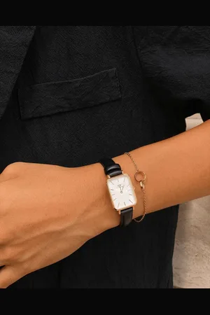 Daniel Wellington ZEGAREK DAMSKI DW00100434 - Quadro Pressed Sheffield Gold 32mm + BOX