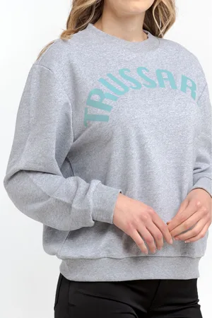 Trussardi Bluzy marki model 36F00032 1T002191. Kolor Szary, Odzież Damskie. sezon: