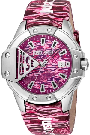 Roberto Cavalli Zegarki marki model JC1G260L0015. Kolor Fioletowy, Akcesoria Męskie. sezon: Cały rok