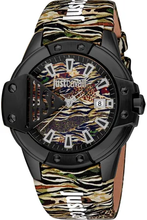 Roberto Cavalli Zegarki marki model JC1G260L0065. Kolor Czarny, Akcesoria Męskie. sezon: Cały rok