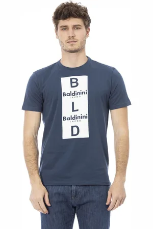 BALDININI T-shirty marki model TSU538_COMO. Kolor Niebieski, Odzież Męskie. sezon: Wiosna/Lato
