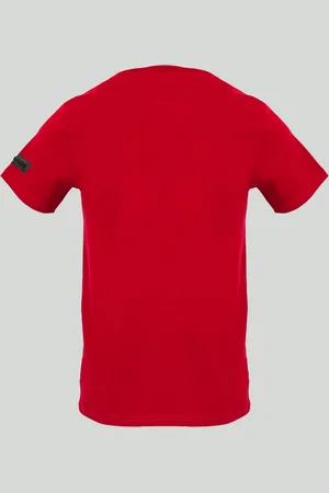 Philipp Plein Koszulka T-shirt marki model TIPS410 kolor Czerwony. Odzież męska. Sezon: Wiosna/Lato
