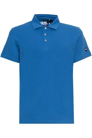 HUSKY Koszulki polo marki model HS23BEUPC34CO156-TED. Kolor Niebieski, Odzież Męskie. sezon: Cały rok